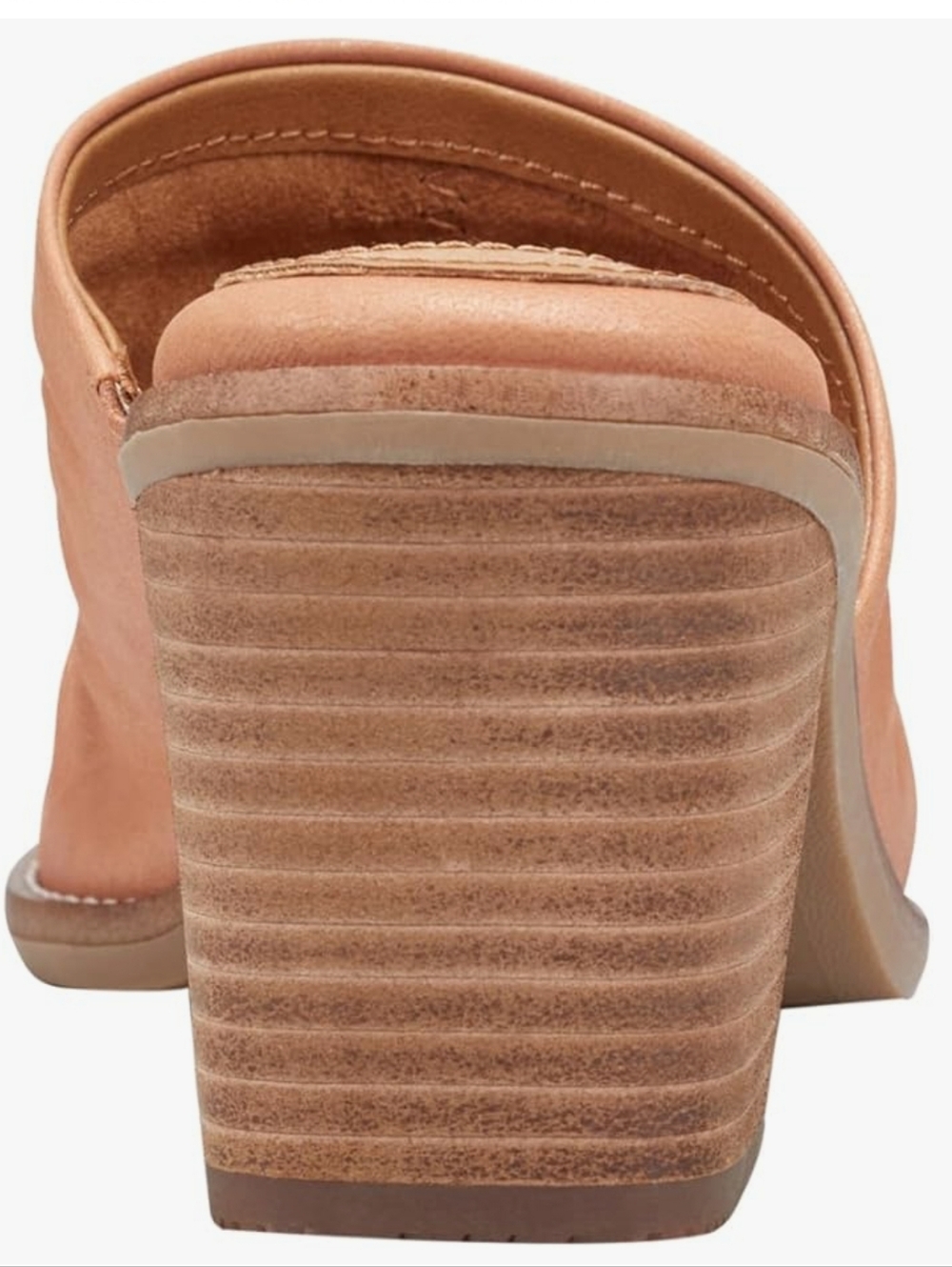 Earth Adara Slip On Dress Sandal, Ruched Mules With Stacked Block Heels - Picture 15 of 16